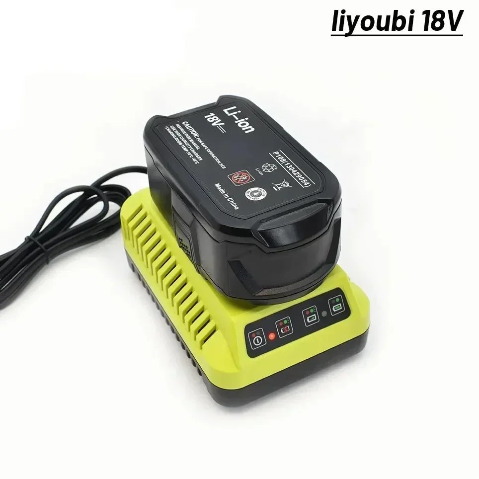 Ryobi-ワイヤレス電動工具,リチウムイオン電池交換,bpl1820,p108p109p106rb18l50rb18l40,6000mah,18v,新品,送料無料