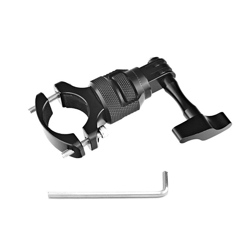 Screw Adjustable Easy Rotation 360 Degrees Aluminum Alloy Go Pro Action Camera Bike Mount Handlebar