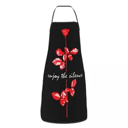 Custom Electronic Rock Depeche Cool Mode Funny Aprons Women Men Adult  Kitchen Chef Bib Tablier Cuisine Cooking Baking Painting