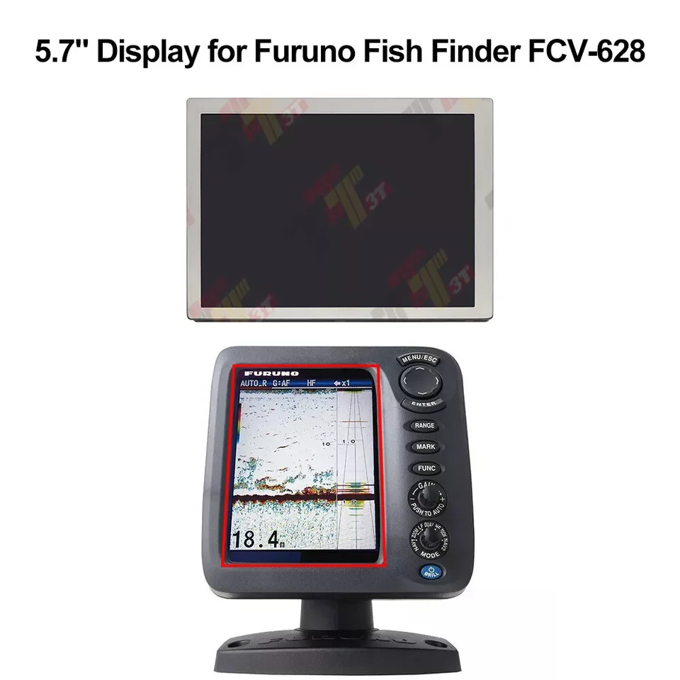 

5.7" Display for Furuno Fish Finder FCV-628 FCV628 Repair Replacement