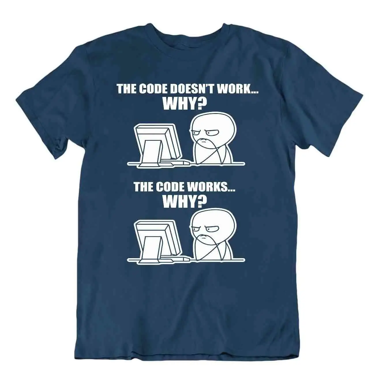 Code Reasons Tshirt Programmer T-Shirt Computer Joke Apparel Textile