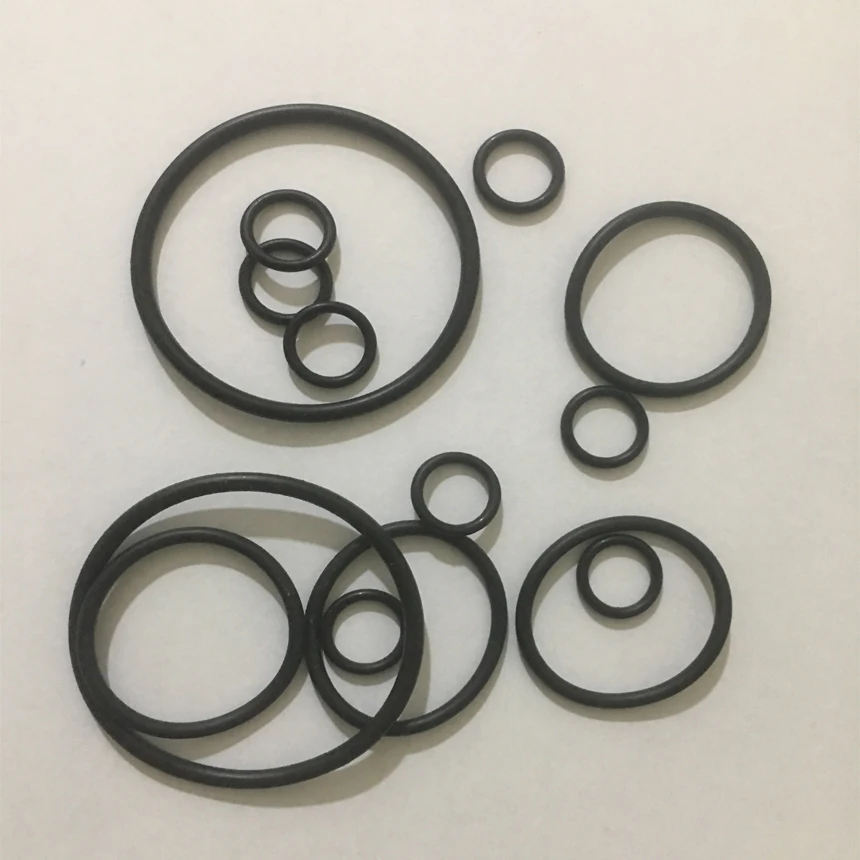 

18.5/19/19.5/20/20.5/21/22/23/24/25/26/27/28mm OD 2mm Thickness CS Black NBR Nitrile Rubber Round Washer Oil Seal Gasket O Ring