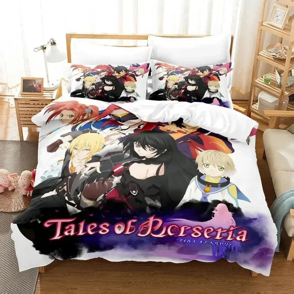 

Tales of Berseria Bedding Set Single Twin Full Queen King Size Bed Set Adult Kid Bedroom Duvet cover Sets 3D Anime Bed Sheet Set