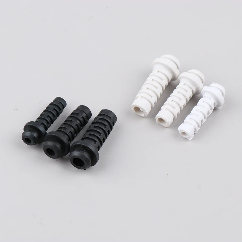 10pcs 3/4/5mm Cable Gland Connector Rubber Strain Relief Cord Boot Wire Sleeve Protector Wire Cable Sleeve Power Tool Access