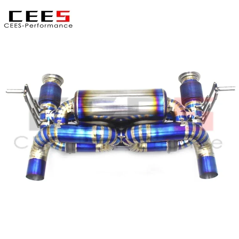 

cees Titanium Valvetronic Catback Exhaust for Lamborghini Huracan STO EVO Spyder 5.2 (2019-2020) High Performance Muffler System