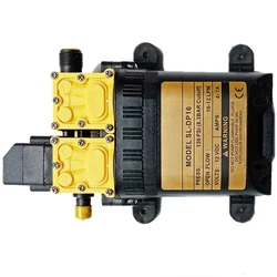 DC 12V 10-12Lmin Water Pump Agricultural Electric Dual Power Pump Micro 130PSI High Pressure Diaphragm Water Sprayer Car Wash