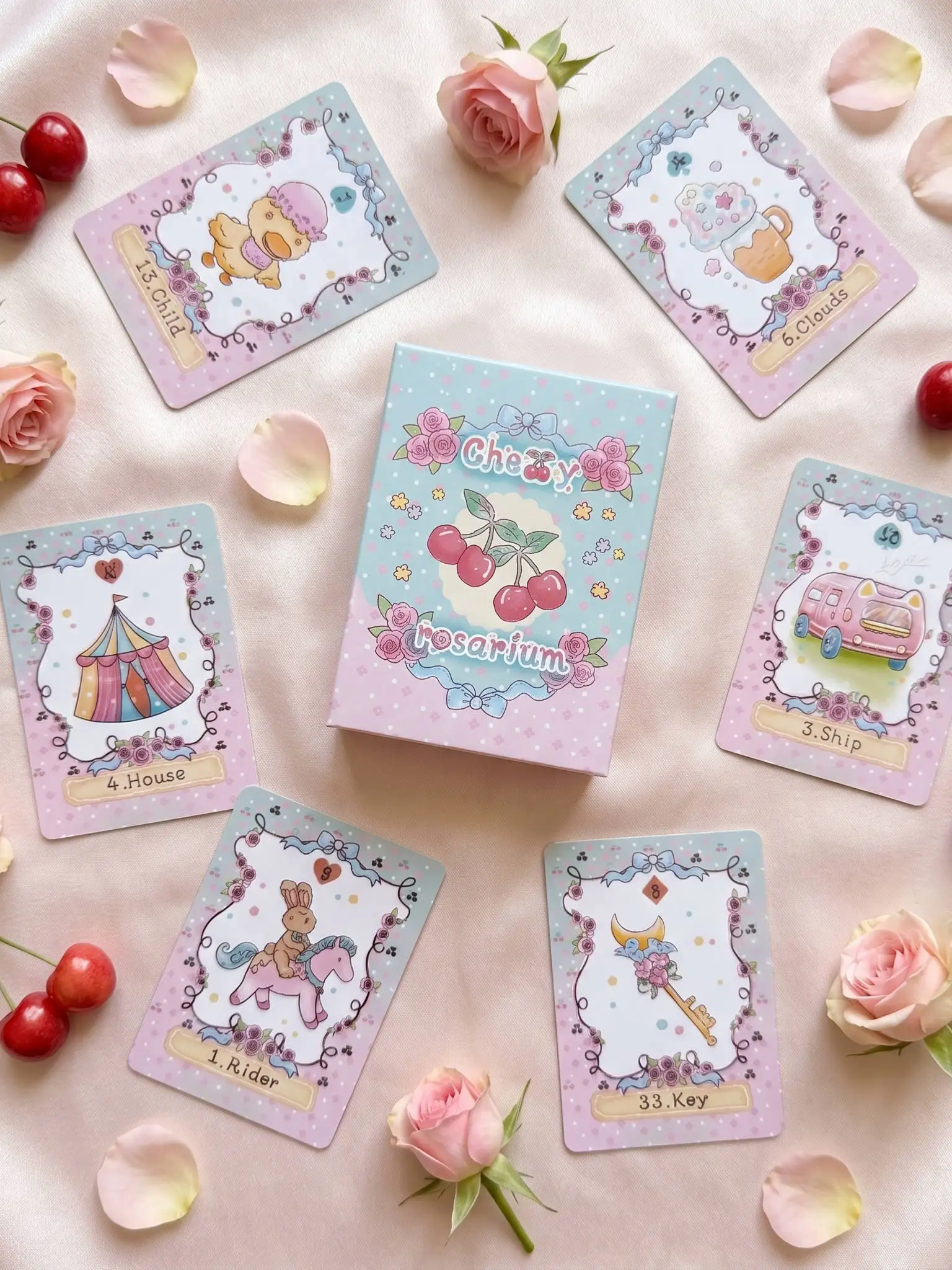 juego-de-cartas-cherry-rosarium-lenormand-marca-rose-cherry-juego-informal-para-2-jugadores-nivel-facil-para-mayores-de-18-anos