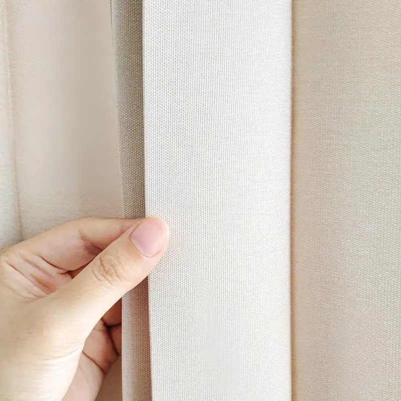 No Drill Foldable Divider Curtain Semi Transparent Privacy Screen with Hooks for Rental Apartment Dorm Studio Easy Install Light