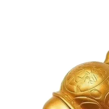 Alloy Fortunate Turtle Charm Gold Finish Holding Coin for Wallet Purse Bag Zipper Accent Desk Display 2.4cm Red Green Orange