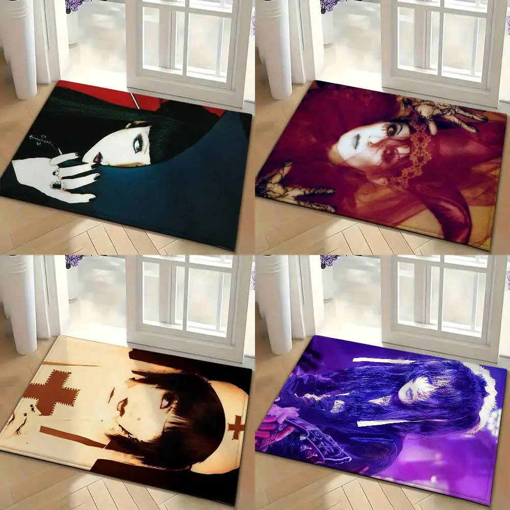 Malice Mizer Visual Kei Rock Bedroom Decor Carpet  for Living Room Thick Plush Study Floor Mat Home Fluffy Soft Rug