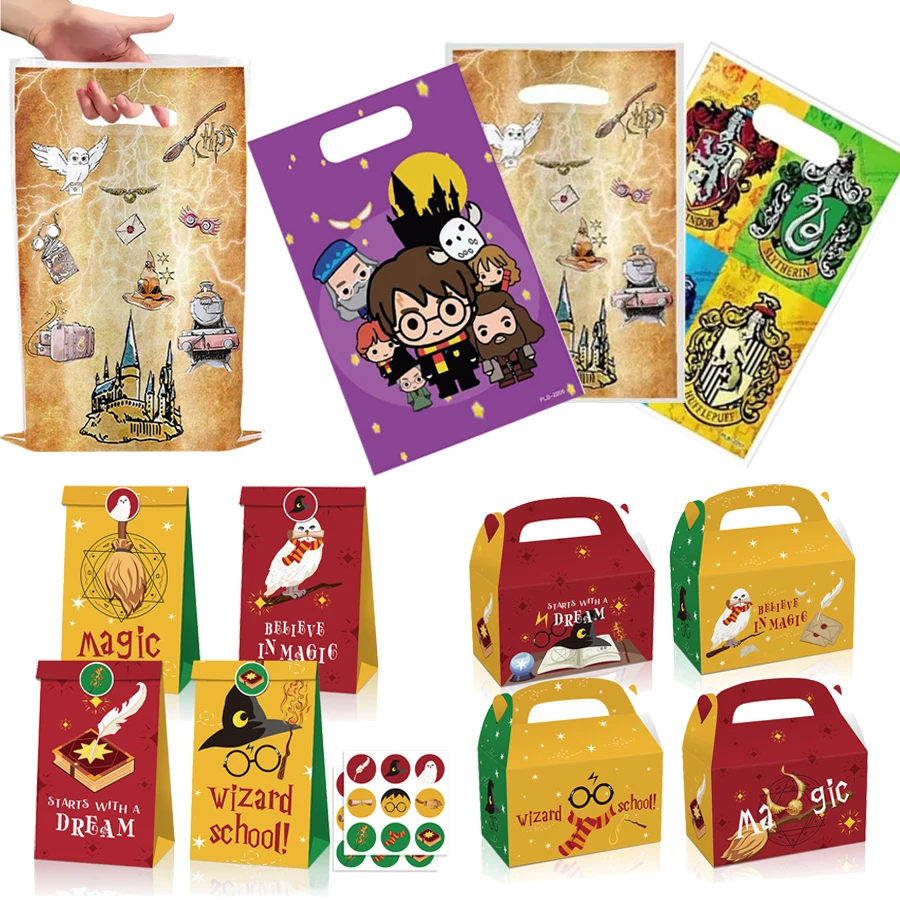 Bolsas de Regalo de Harry Potter, Recuerdos para Fiestas, Bolsas de Dulces, Bolsas de Regalos, Artículos para Fiestas de Cumpleaños, Artículos para Bodas, Premios y Recompensas
