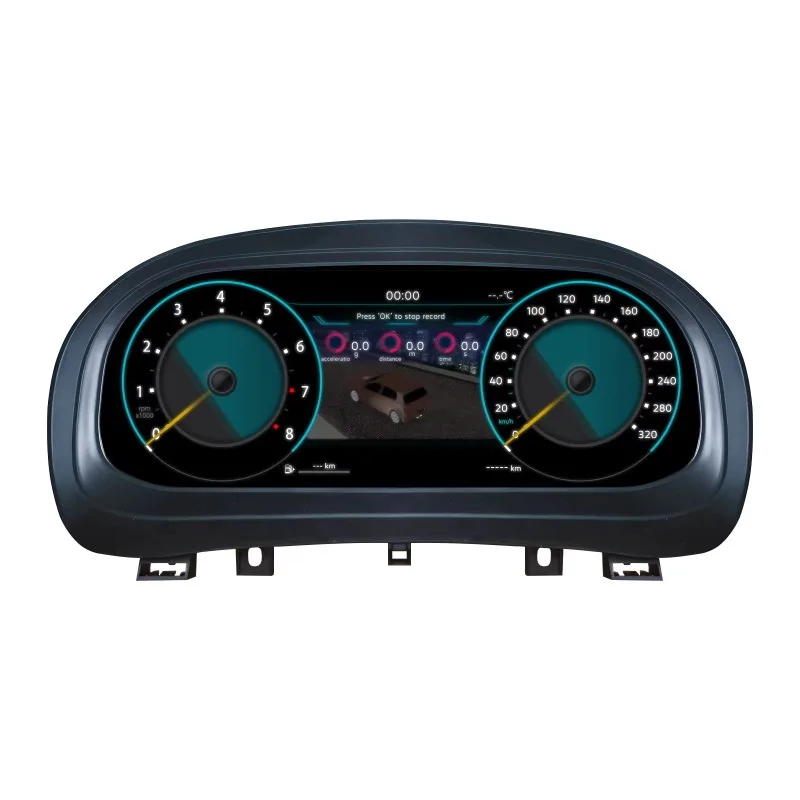 12.3 Inch LCD Digital Dashboard Cluster for VW Golf 4 1997-2003 Years  Instrument Panel Cockpit