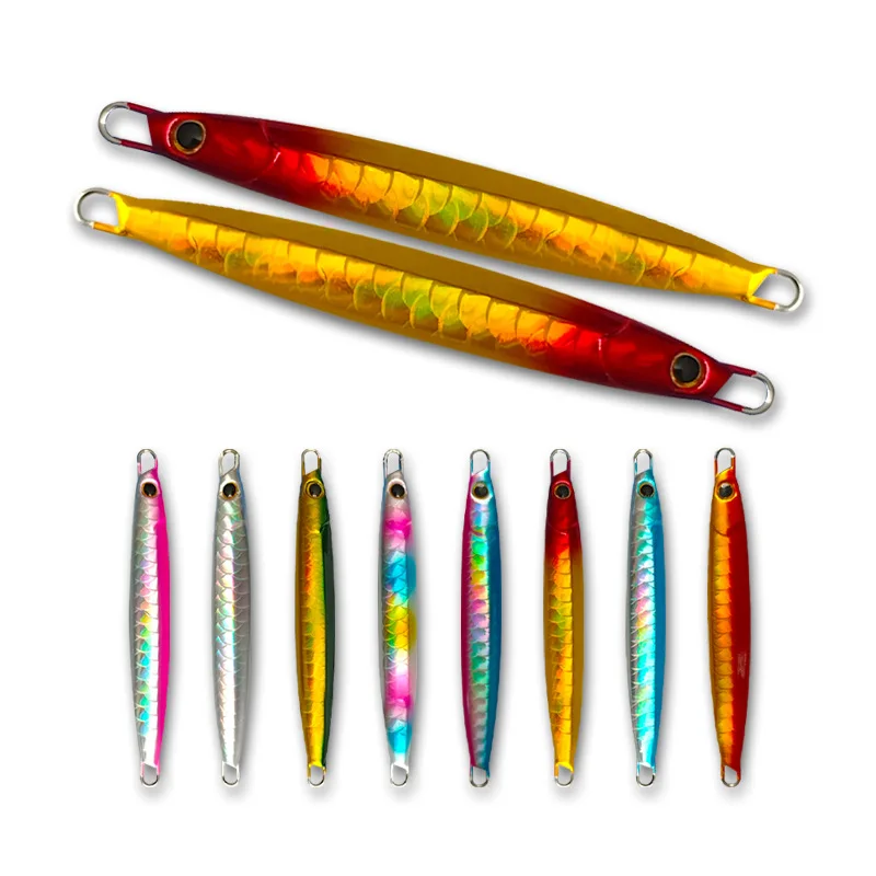 8 Pcs 2023 New Jigging Lure Fishing Lures Metal Spinner Spoon Bait Jigs Japan Tackle Pesca Bass Tuna Trout sea fishing lure set