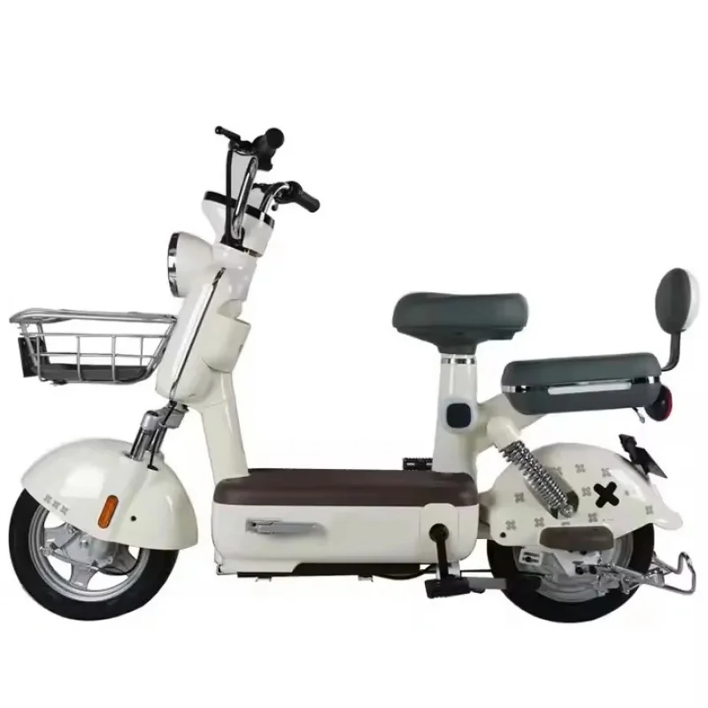 High-end Smart Electric Bicycles Suitable For Daily Commuting In Cities, Equipped With Cargo Baskets. Direct Sales