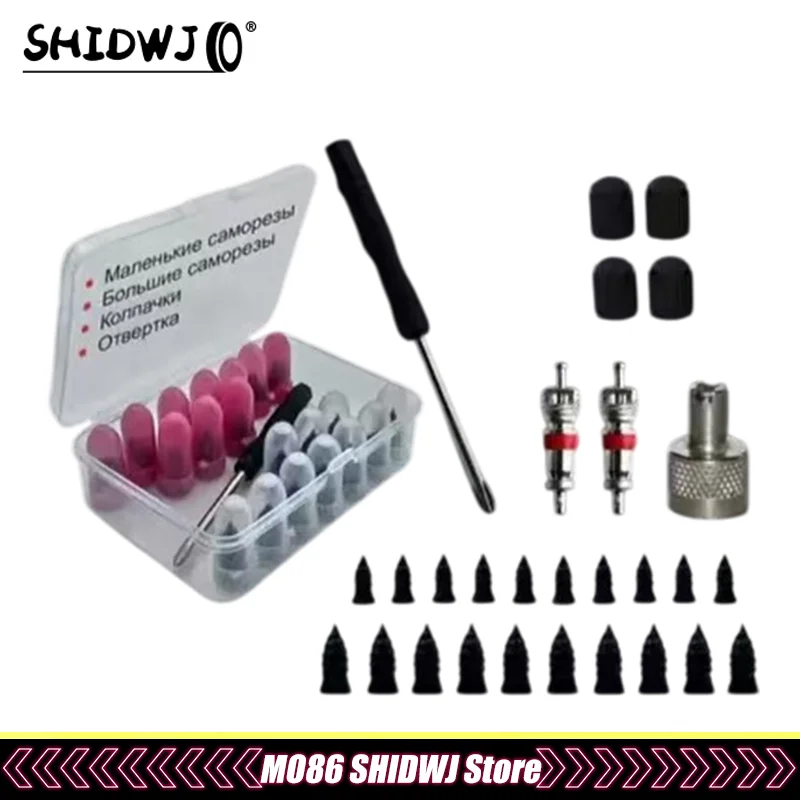 

Набор резиновых гвоздей для ремонта шин 3 размеров, Новинка 2026: Вакуумный набор для ремонта шин, Заглушки для ремонта шин с отверткой