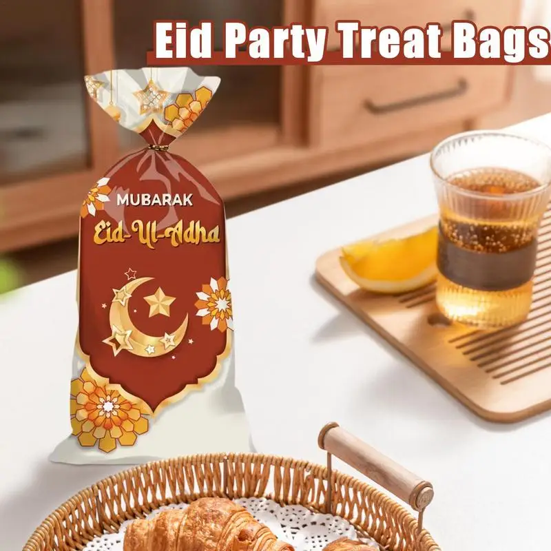 Eid Treat Candy Bags Holiday Candy Bags Festive Happy Goodie Snack Bags Religious Kids Small Goodie Bags For Chocolate Cookies