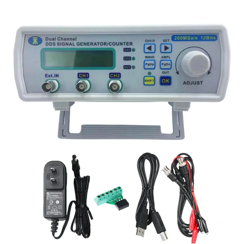 

Minghe-fully digital control MHS5200A, DDS, dual channel function, wave signal generator, frequency counter