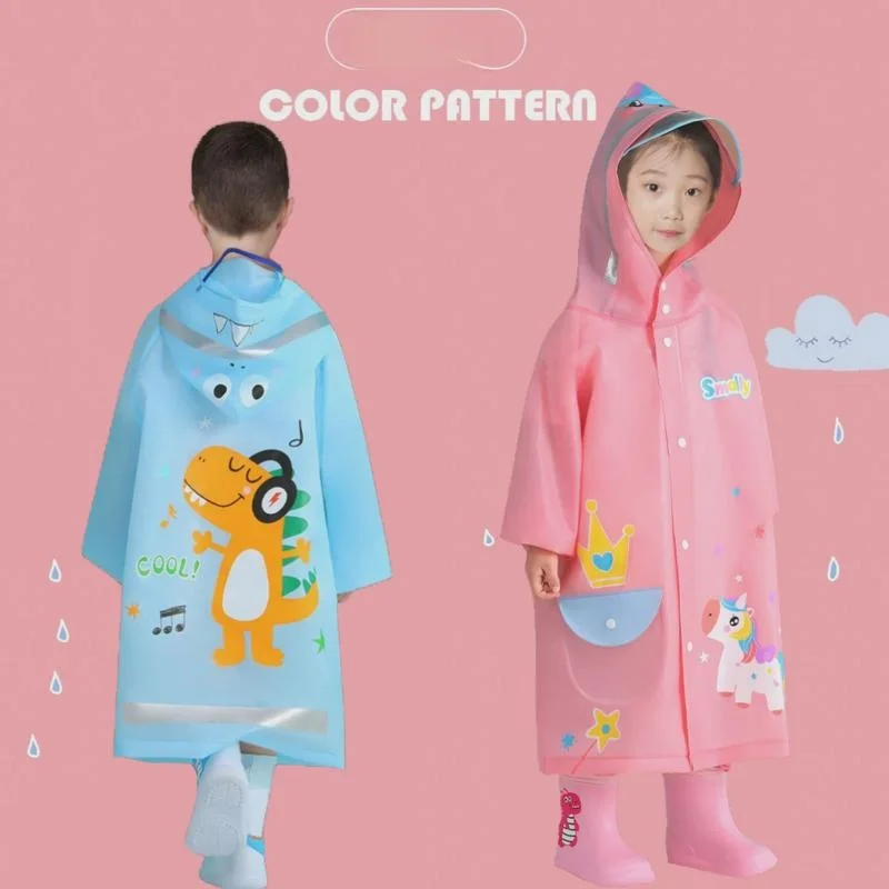 

Детский непромокаемый плащ для школы, для мальчиков и девочек, для детского сада, дождевик для поездок в школу