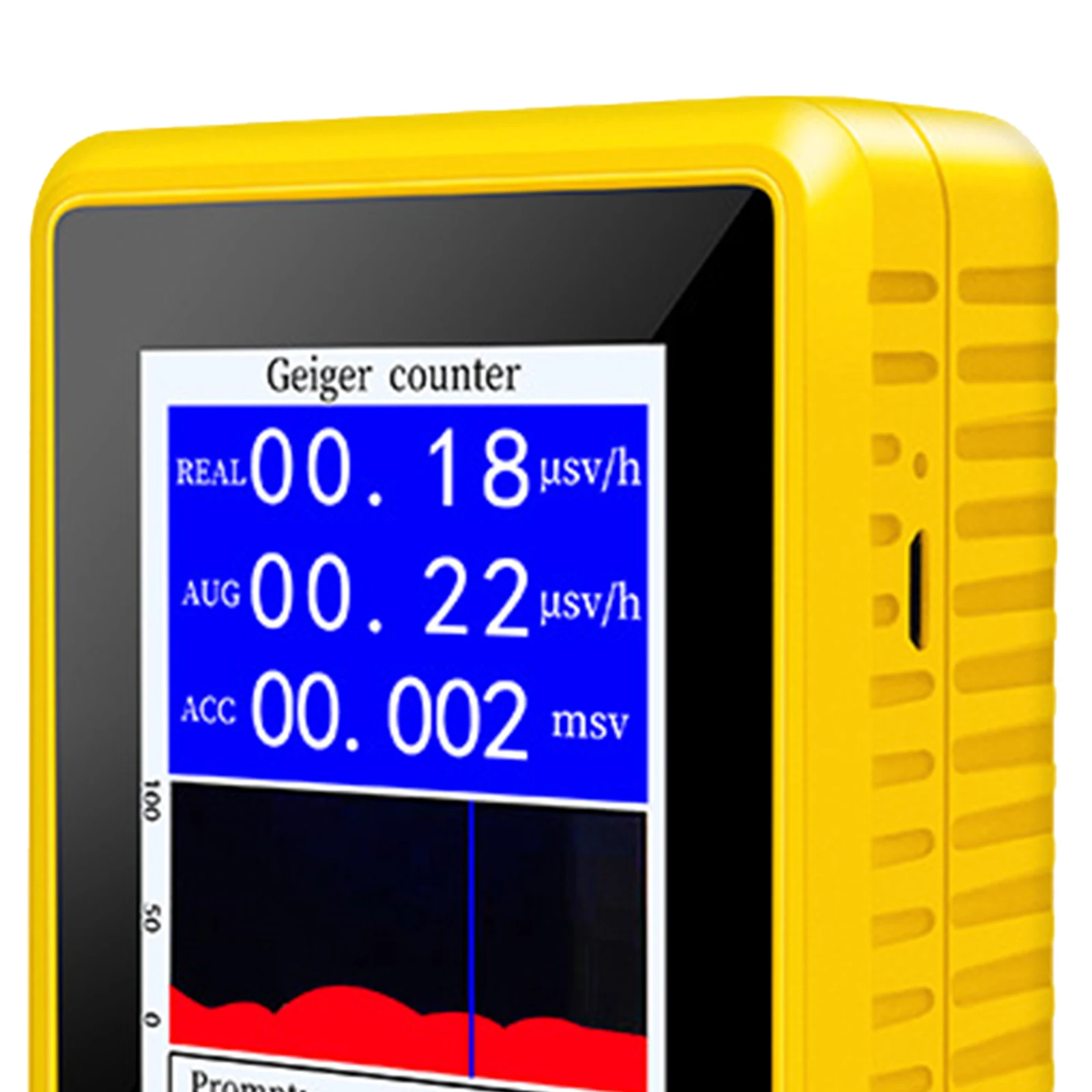 BR-9C 2-in-1 Handheld Digital Display Electromagnetic Radiation Nuclear Detector Full-functional Type Tester EMF Geiger Counter