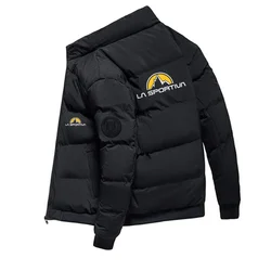 Veste de marque La Sportiva pour homme, manteau imperméable, coupe-vent, chapeau, optique, chaud, décontracté, hiver, nouveau, 2024