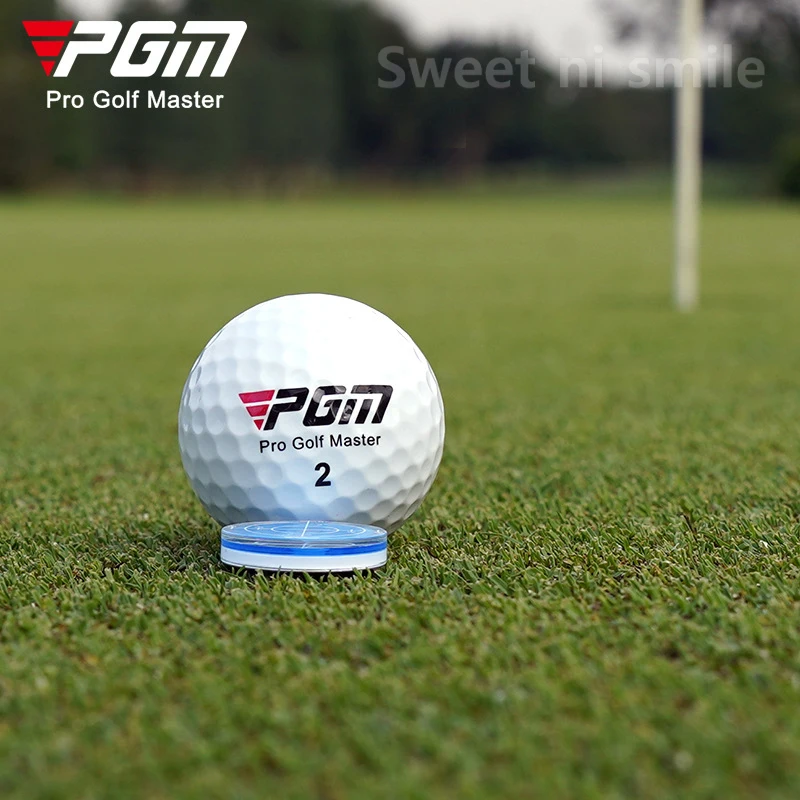 PGM Golf Level Function Marks Magnetic Cap Clip Golf Ball Marker Red and Blue MK011