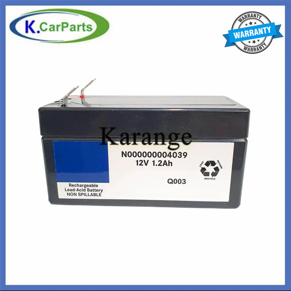 New 1X N000000004039 000000004039 Auxiliary Battery 12V 1.2Ah for Mercedes Benz CL ML R S-CLASS