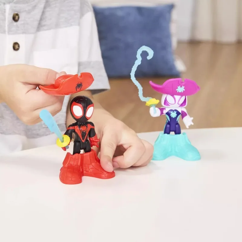 スパイダーマンとその素晴らしい仲間たち アップグレードスーツ アクションフィギュア モデル キッズトイ コレクションオーナメント