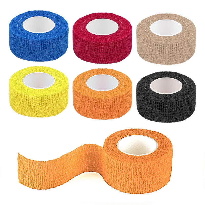 1pcs New waterproof self adhesive elastic bandage Medical first aid kit Nonwoven Cohesive wound Bandage for finger 2.5cm* 4.5m