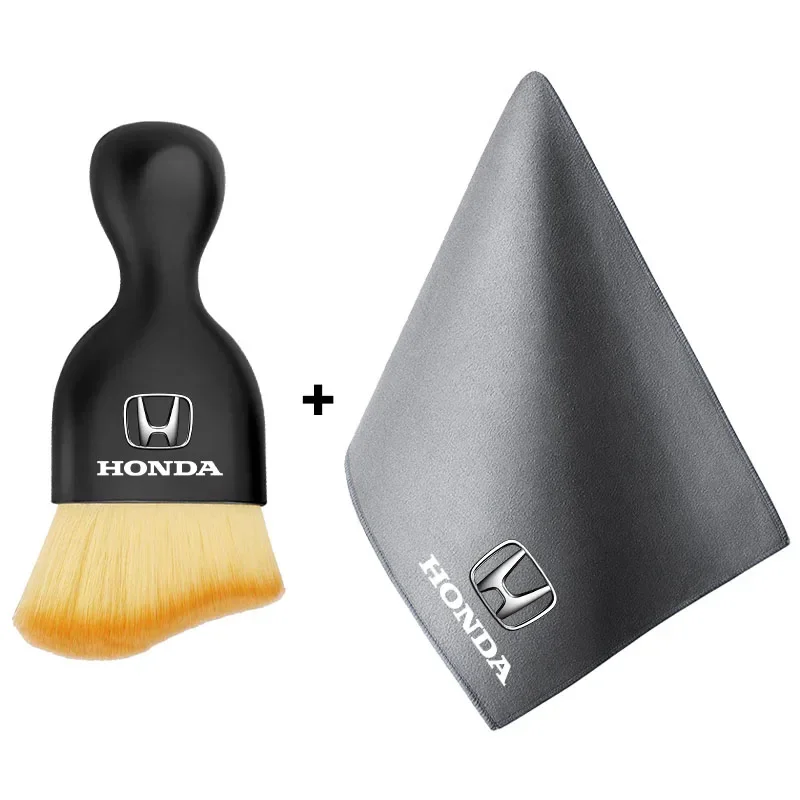 مناشف السيارة تنظيف تجفيف القماش مع فرشاة تنظيف السيارة لهوندا سيفيك موجين أكورد أوديسي جاز CRV صالح Hrv Jazz CBR VTX #2