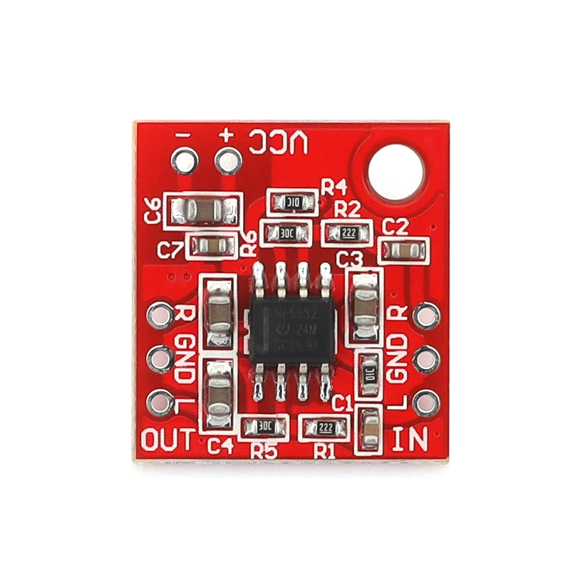 TDA1308 مضخم ضوت سماعات الأذن مجلس سماعة أمبير المضخم لوحة تركيبية 3 فولت-6 فولت