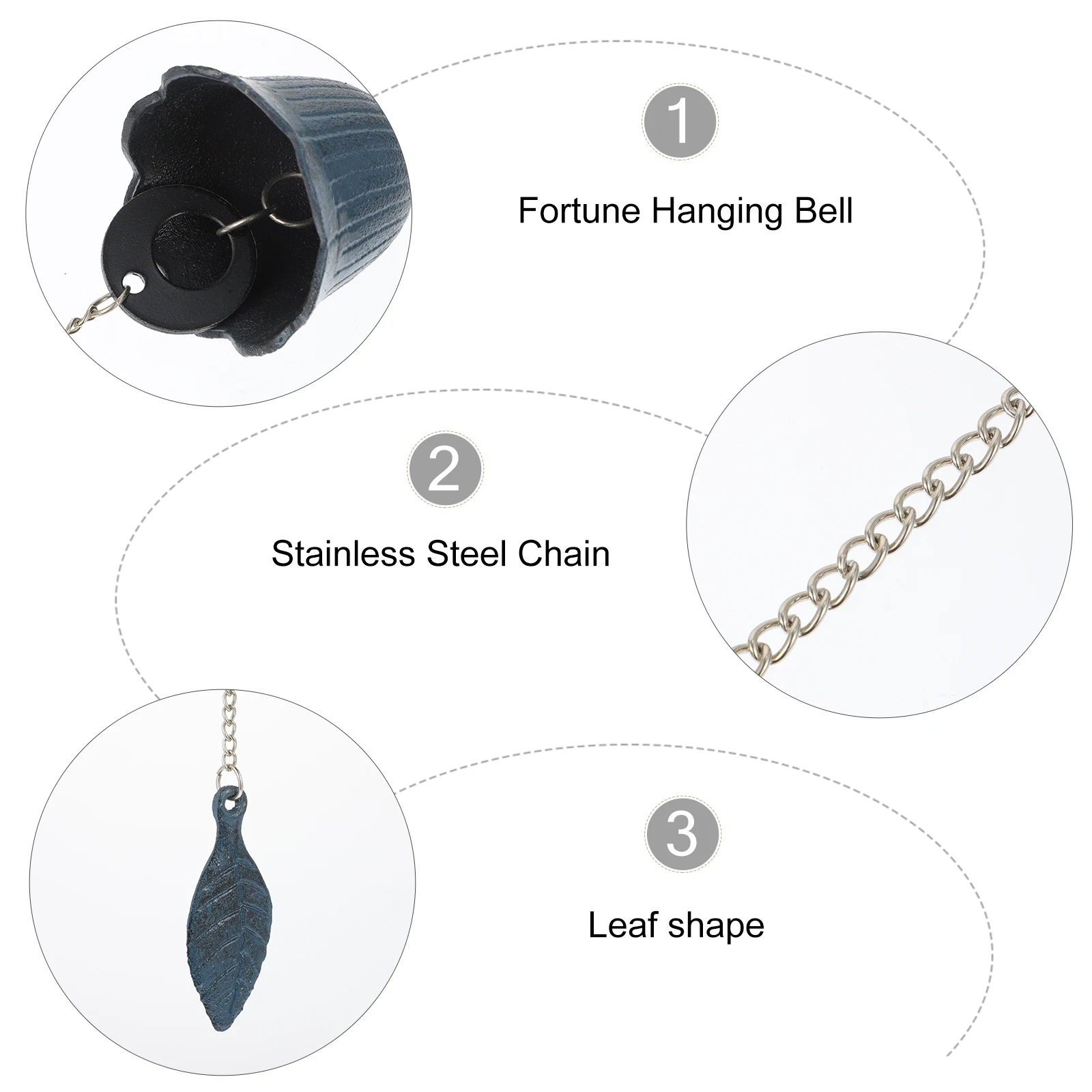 

Retro Cast Iron Wind Bell Leaf Shaped Hanging Chime For Balcony Yoga Decor Simple Archaic Lucks Fortune Iron Wind