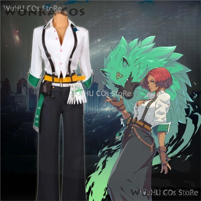 Game Guilty Gear Cosplay STRIVE Giovanna Cosplay Costume Pants Women Halloween Carnival Roleplay Clothes Sets