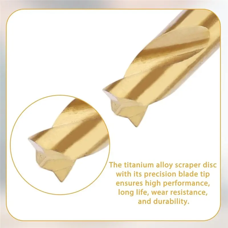

AB47-High Speed Steel Cutter For Welding Removal- 6Pcs Titanium Coated Spot Weld Drill Bit Set, 5/16 Inch/8Mm