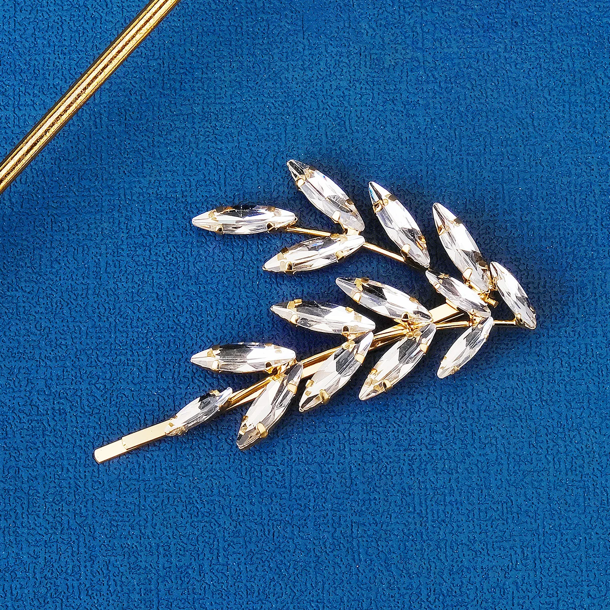 Mode Braut Haarspangen Klarem Kristall Frauen Haarschmuck Haarnadeln Frauen Haarspangen Braut Haarschmuck Zubehör – Detail 5