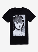 Junji Ito Uzumaki Spiral Eye T-Shirt _ _ Printed Summer Luxury Brand Cotton Men's and Women's T-shirt Short Sleeve