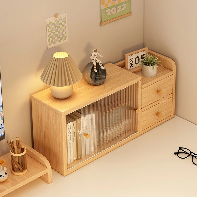 Kitchen Countertop Storage Cabinet Sideboard Buffet Cupboard Coffee Tea Station Cup Holder Wooden Storage Cabinet Homeuse Sales