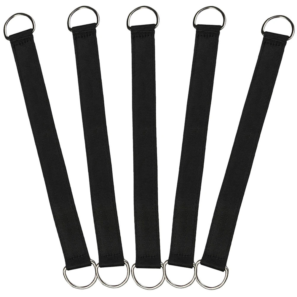 5pcs 스윙 스트랩 나무에 대 한 헤비 듀티 해먹 스트랩 야외 튼튼한 폴리 에스터 Carabiner 쉬운 설치 캠핑 하이킹 피크닉 사용