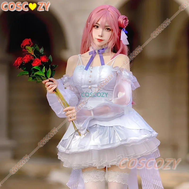 

Dorothy Cosplay Costume Game NIKKE Goddess of Victory Dorothy White Flower Wedding Dress Women Halloween Carnival Birthday Suit