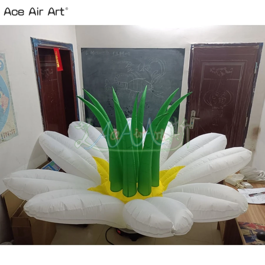 Best Price Attractive Decoration 2.5 Meters Inflatable Giant Flower, Inflatable Lotus Flower For Sale Made In China