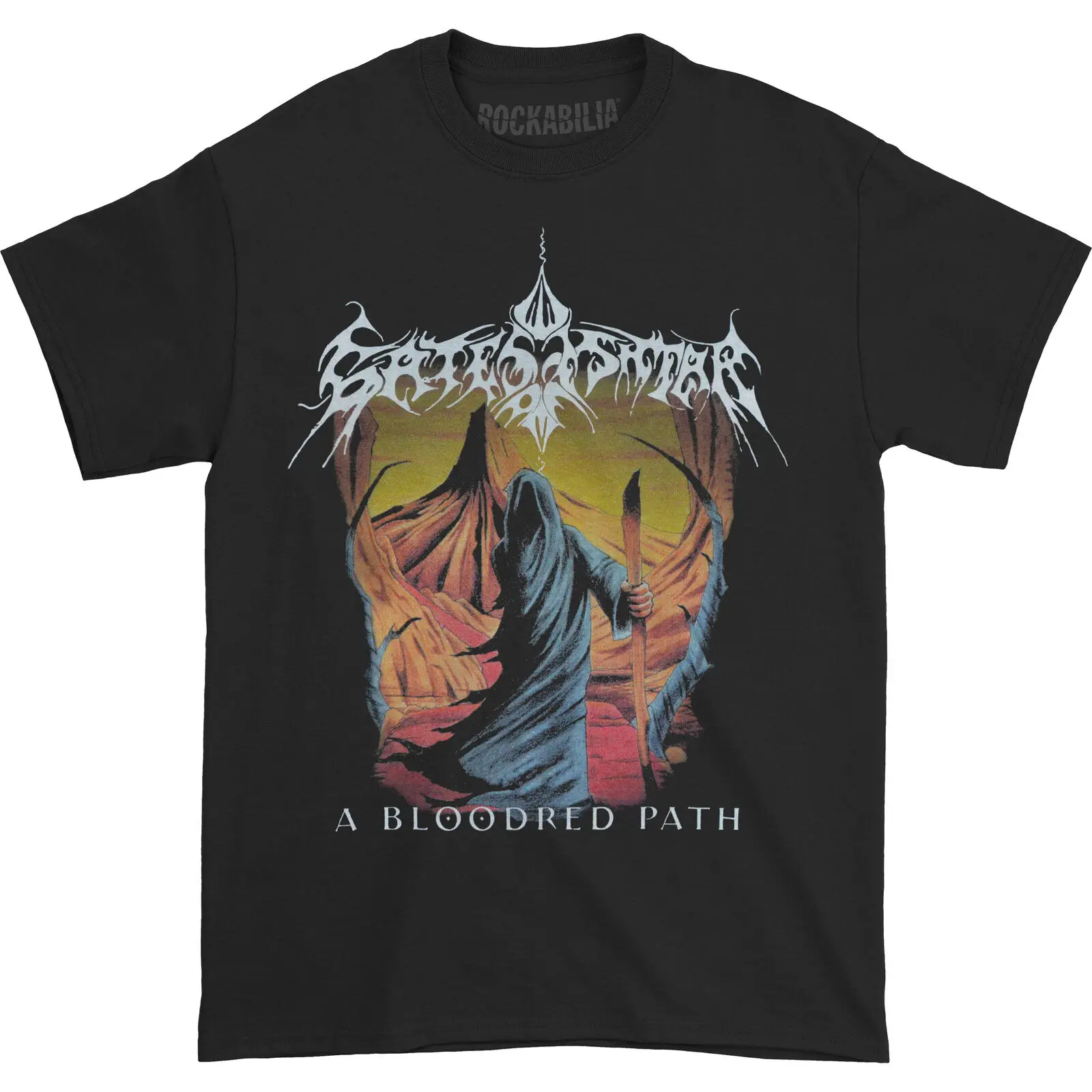 Men'S Gates Of Ishtar Bloodred Path T Shirt Small Black