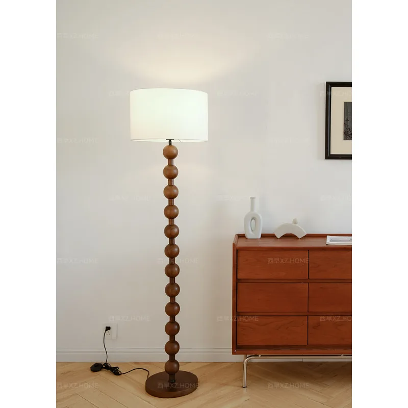 

French Vintage E27 Led Floor Lamps for Living Room Ambient Lamp Sofa Side Standing Lights Bedroom Beside Light Home Decoration