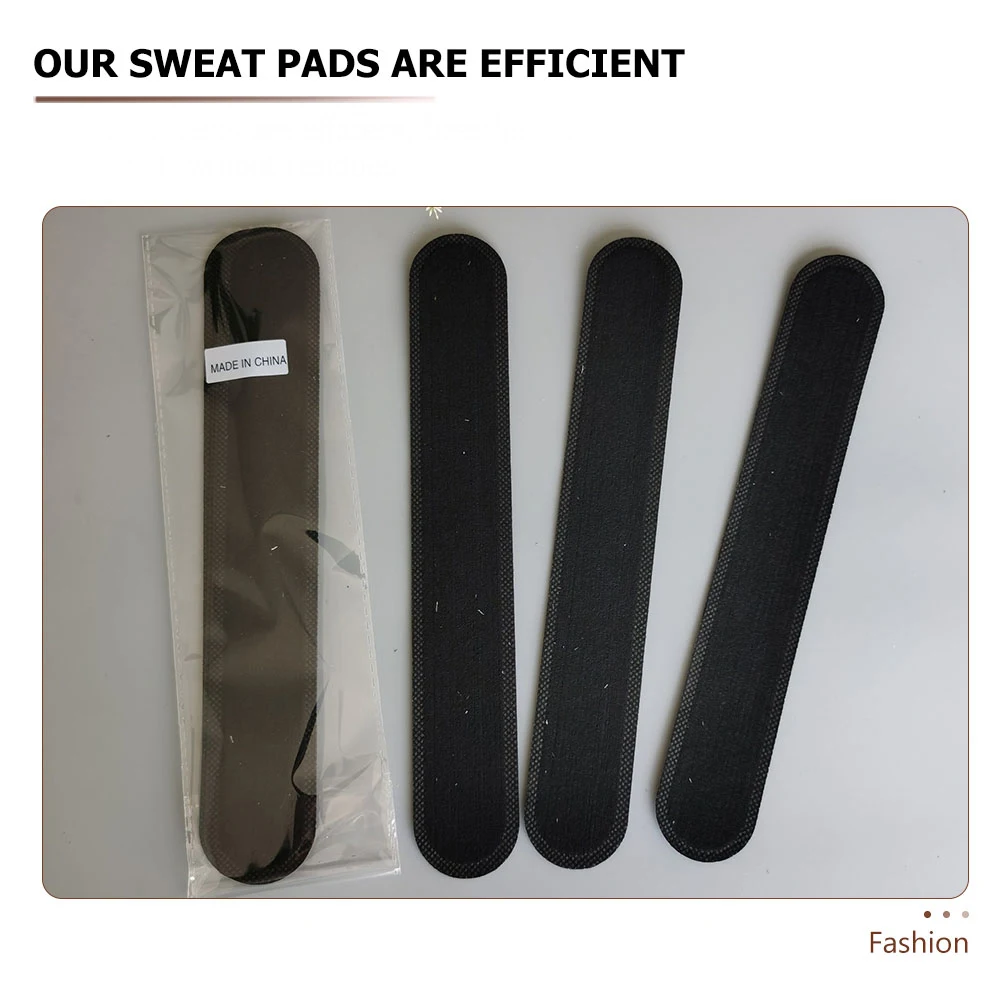 

30pcs Disposable Hat Sweat Pad Non-Woven Breathable Sweatband Sticker Lightweight Portable Sweat Absorbing Sheets Outdoor