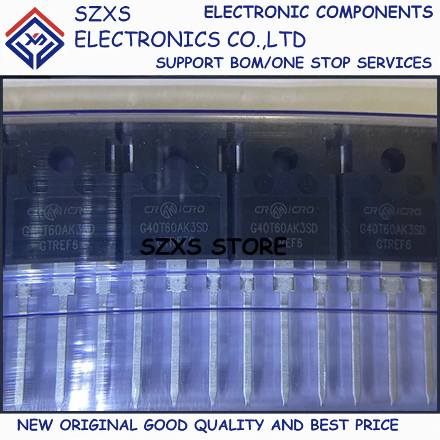 

New Original 10Pcs G40T60AK3SD CRG40T60AK3SD TO-247 40A 600V IGBT Field-Effect Transistor In Stock Good Quality