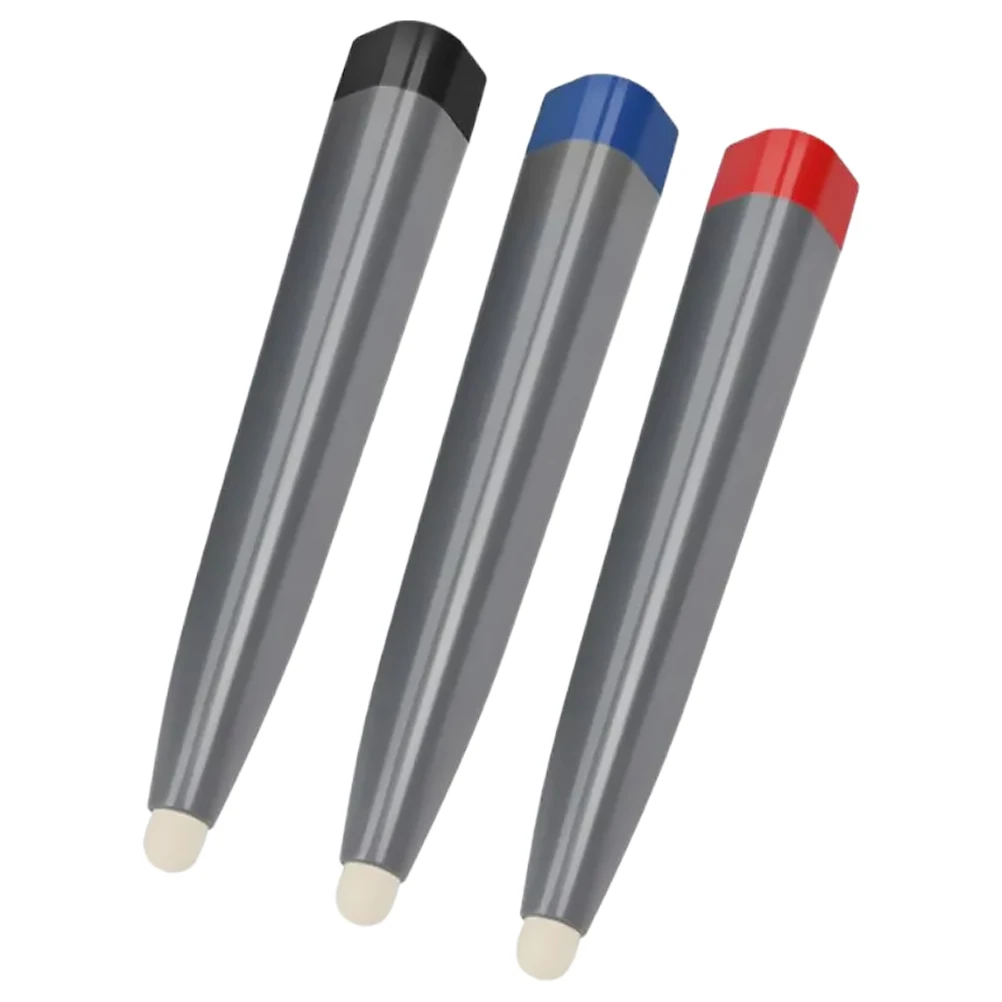 

3 шт. сенсорная ручка для письма на экране, мягкий, гладкий рисунок, универсальный емкостный стилус, черный, красный, синий, практичный