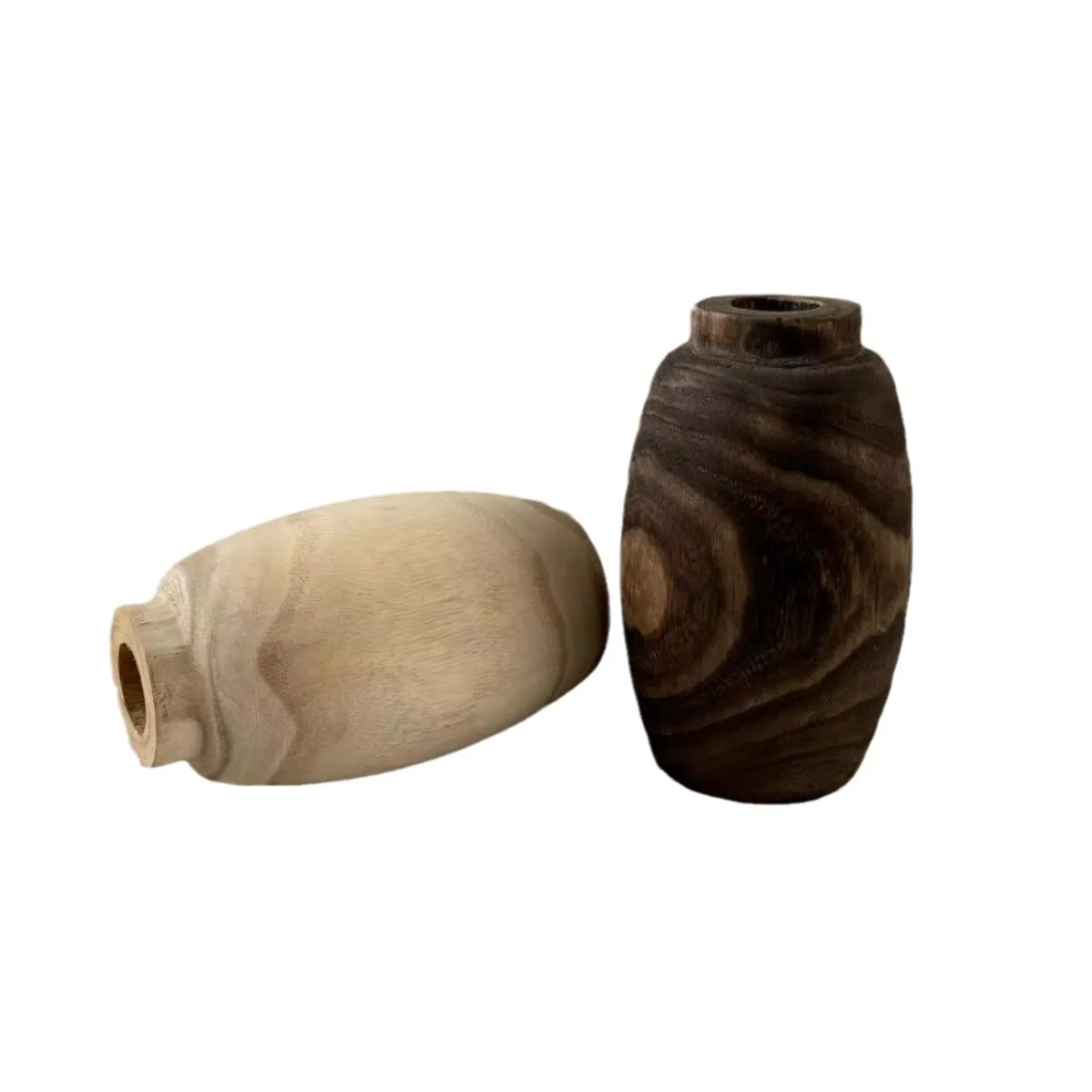 

Yjq log small vase homestay decoration creative flower arrangement vase living room desktop ornament