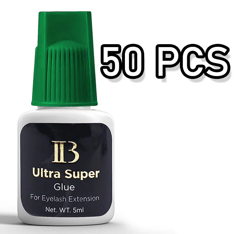 50 бутылочек IBeauty Ultra Super Клей для наращивания ресниц 5 мл IB Зеленая крышка Клей для накладных ресниц Инструменты для макияжа Корейские принадлежности Кола