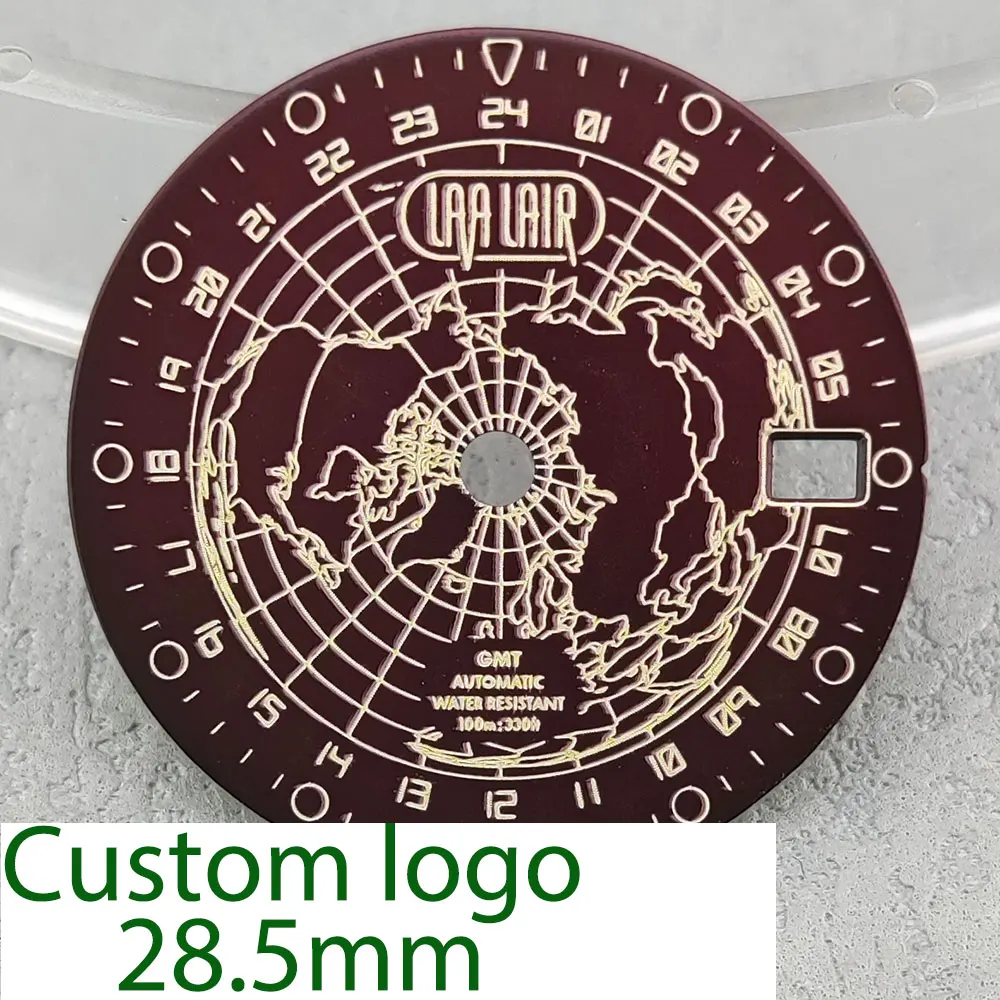 28.5mm dial NH35/36 Blank dial can be customized DIY logo pattern NH35/36 movement mold aseptic dial watch accessories