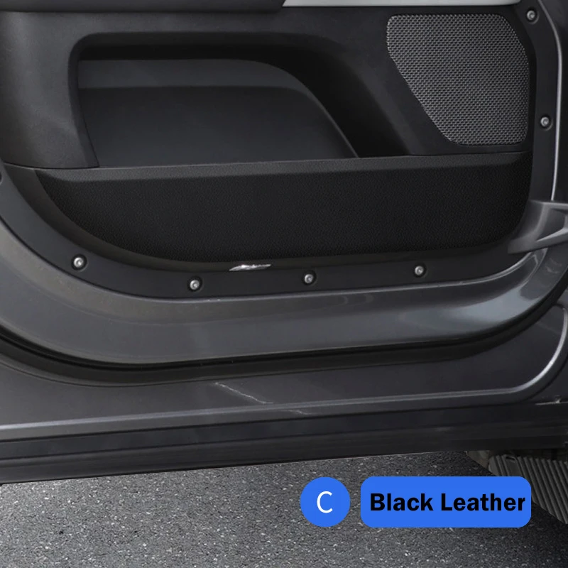 

For Land Rover Defender Door Anti Kick Pad, Carbon Fiber Door Protective Pad Interior Decoration Modification