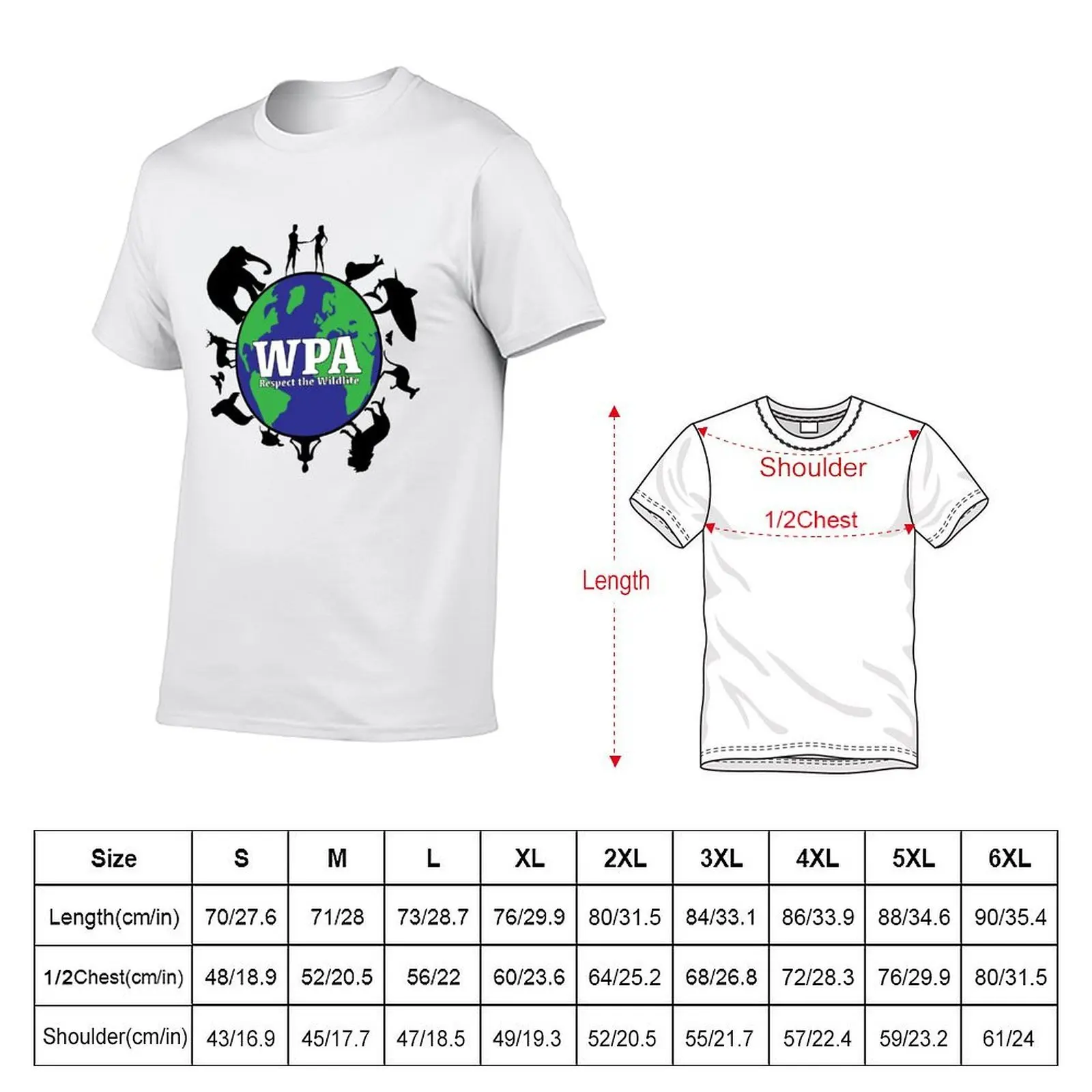 Wildlife Protection Alliance - Respect the Wildlife T-Shirt vintage t shirts customizeds T-shirt men