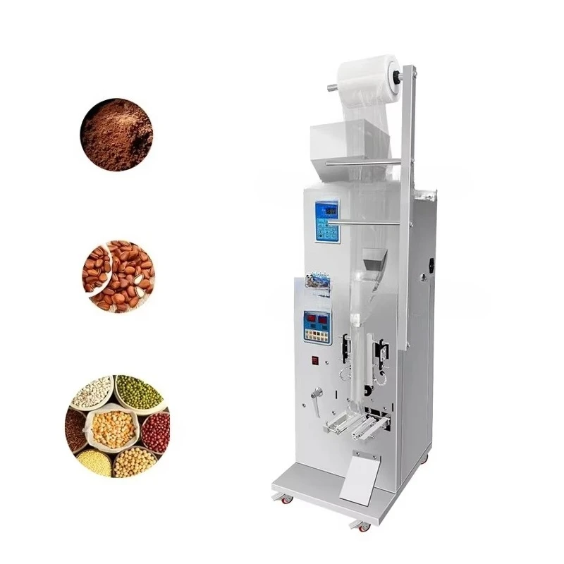

Multifunctional powder granular bag packaging machine, rock sugar coffee milk, food powder bean bag packaging machine